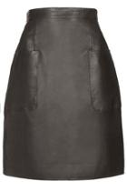 Topshop Angie Leather Skirt By Unique