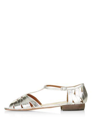 Topshop Oyster T-bar Shoes
