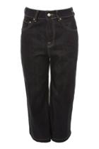 Topshop Petite Raw Cropped Jeans