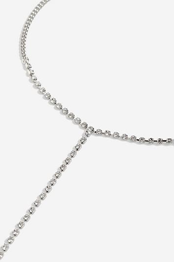 Topshop *y Neck Cup Chain Choker