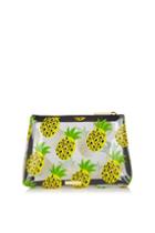 Topshop *zesty Pineapple Make Up Bag By Skinnydip