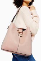Topshop Hush Nude Pink Hobo Bag