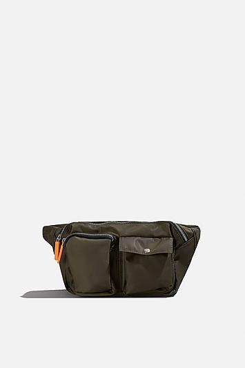 Topshop *harper Khaki Bumbag By Skinnydip