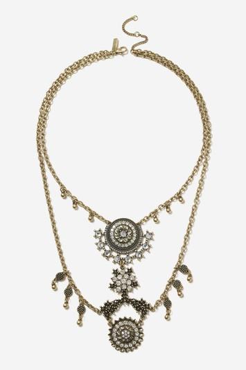 Topshop Statement Layer Collar Necklace
