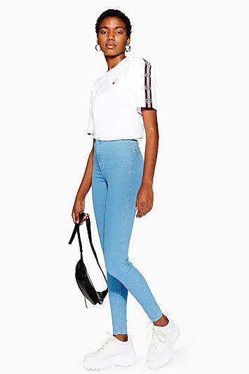 Topshop Bleached Joni Jeans