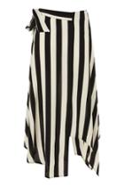 Topshop Tall Humbug Stripe Midi Skirt