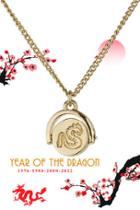 Topshop Year Of The Dragon Ditsy Necklace