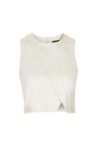Topshop Wrap-over Shell Top