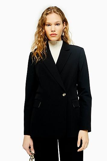 Topshop Black Suit Blazer