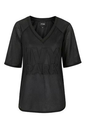 Topshop Logo Mesh Tee By Ivy Park