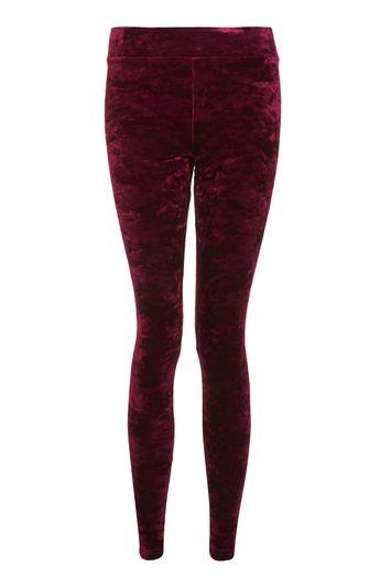 Topshop Velvet Legging