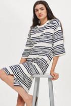 Topshop Striped Jersey Dress By Native Youth