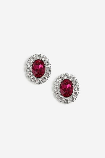 Topshop *mega Oversized Oval Stud Earrings