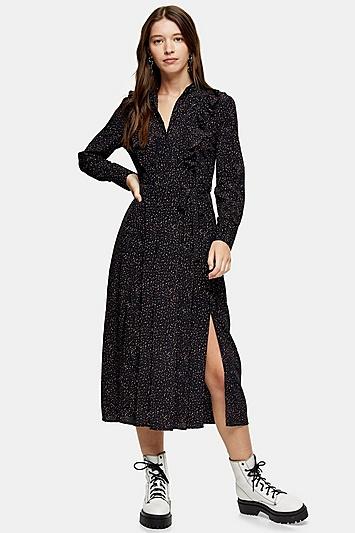 Topshop Ruffle Shirt Dress