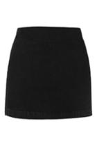 Topshop Moto Denim Clean Pelmet Skirt