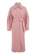 Topshop Mutton Sleeve Belted Coat