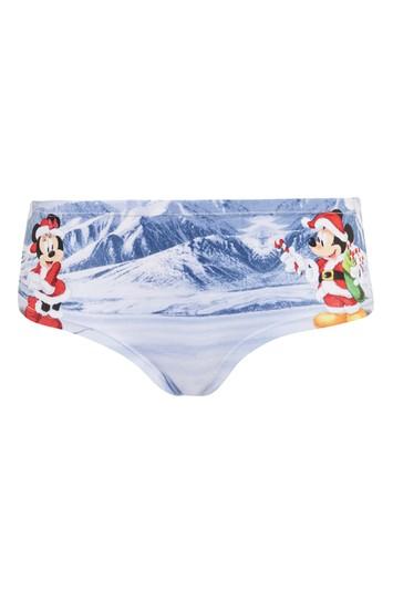 Topshop Mickey Print Mini Knickers By Disney