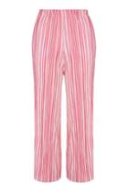 Topshop Striped Pleat Trousers