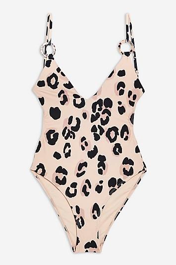 Topshop Animal Print One Piece