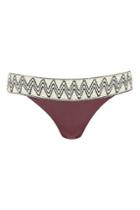 Topshop Zig Zag Trim Bikini Pants