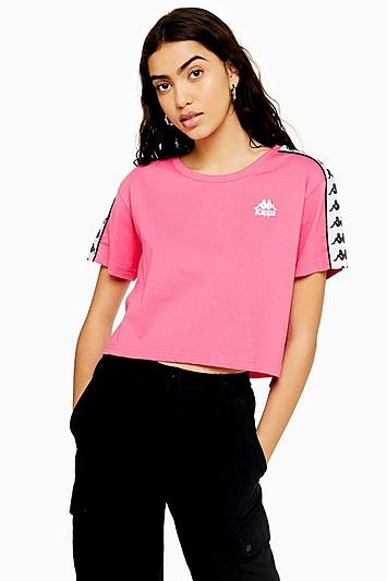 Banda Tape Crop T-shirt By Kappa
