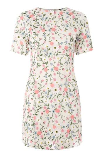 Topshop 3d Flower A-line Dress