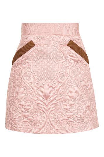 Topshop Quilted Pelmet Skirt