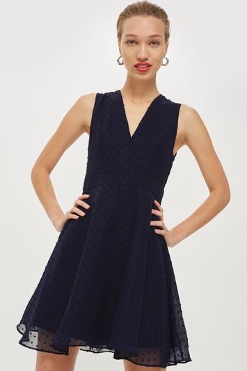 Topshop *babette Skater Dress By Tfnc