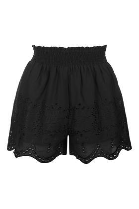 Topshop Broderie Flippy Short