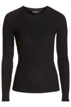 Topshop Round Neck Ribbed Top