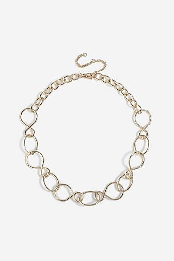 Topshop *mixed Link Chain Necklace