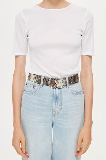 Topshop Snake Logo Belt