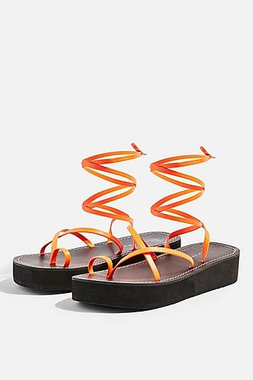 Topshop Fliss Wrap Sandals