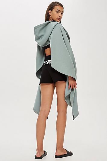 Topshop Hooded Drape Scarf By Ivy Park