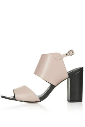Topshop Raff Metal Toe Sandals