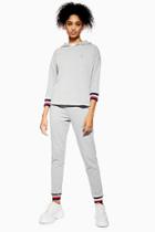 Topshop Grey Track Pants By Tommy Hilfiger