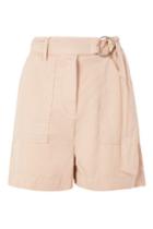 Topshop Washed D-ring Shorts