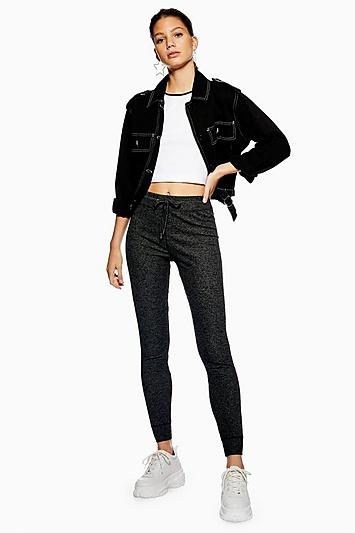 Topshop Ribbed Skinny Joggers