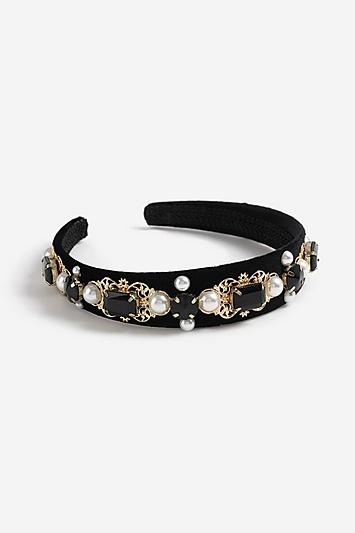 Topshop *stone And Pearl Headband