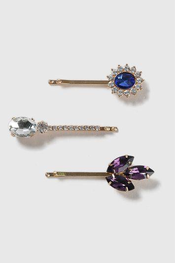 Topshop Jewelstone Hair Clips