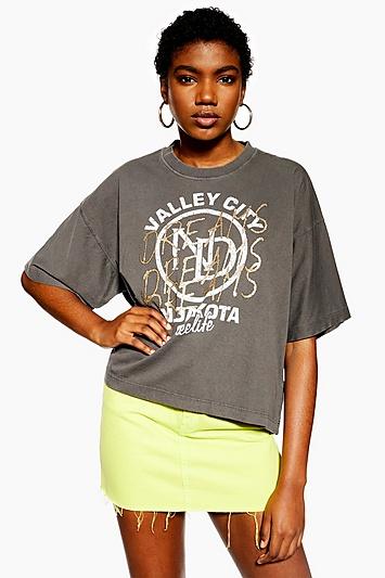 Topshop Dreams Glitter T-shirt