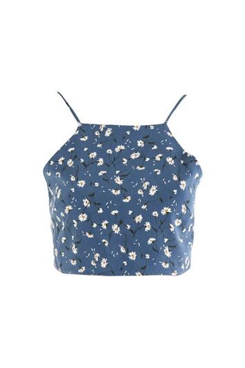 Topshop *ditsy Floral Tie Back Camisole Top By Glamorous