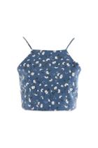 Topshop *ditsy Floral Tie Back Camisole Top By Glamorous