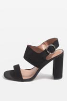 Topshop Monique Slingback Block Heels Sandals