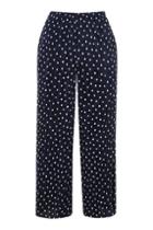 Topshop Pleated Crop Trousers