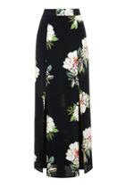 Topshop Floral Print Split Maxi Skirt