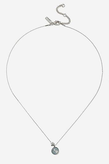 Topshop Saturn Ruling Planet Ditsy Necklace