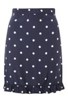Topshop *polka Dot Frilled Mini Skirt By Nobodys Child