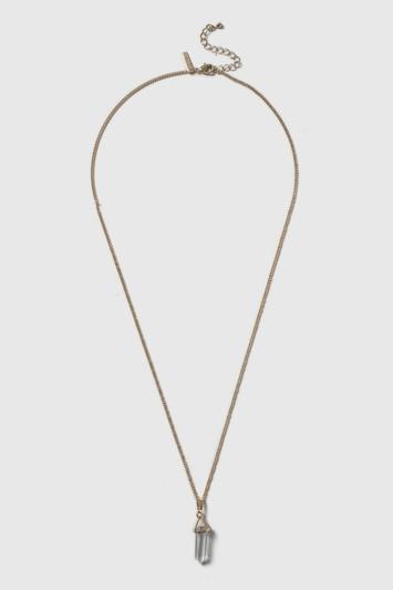 Topshop Simple Shard Drop Necklace