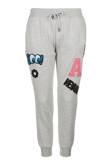 Topshop Tall Badged Jogger